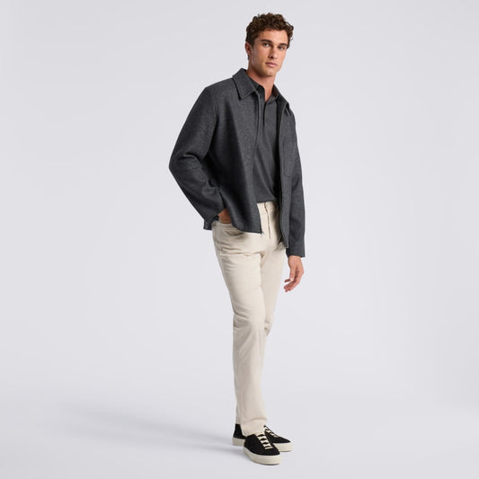 LTD RELEASE DOUBLE FACED MERINO WOOL CASHMERE SHIRT JACKET - US 5558