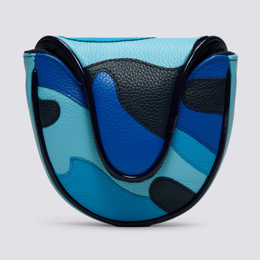 PATCHWORK CAMO LEATHER MALLET COVER - US 4552
