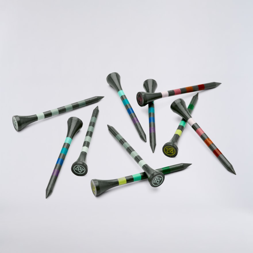 STRIPED GOLF TEES - US 5159
