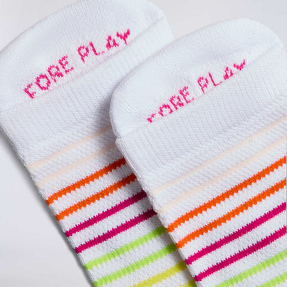 WOMEN'S MULTI STRIPE ANKLE SOCK - US 0917