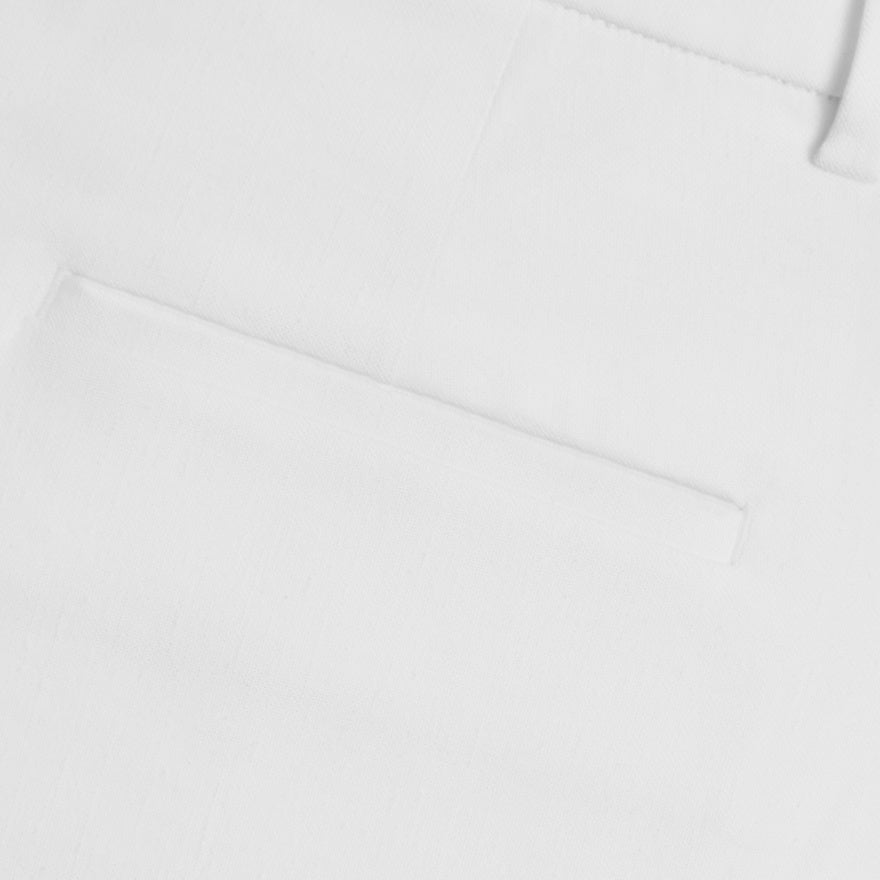 LTD RELEASE LINEN CROPPED PLEATED TROUSER - US 3512