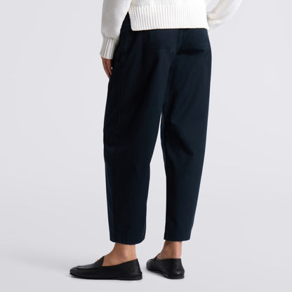 LTD RELEASE STRETCH COTTON GABARDINE BARREL LEG TROUSER - US 7329