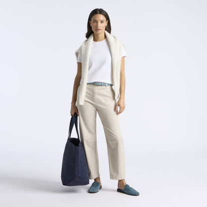LTD RELEASE STRETCH COTTON GABARDINE BARREL LEG TROUSER - US 6343