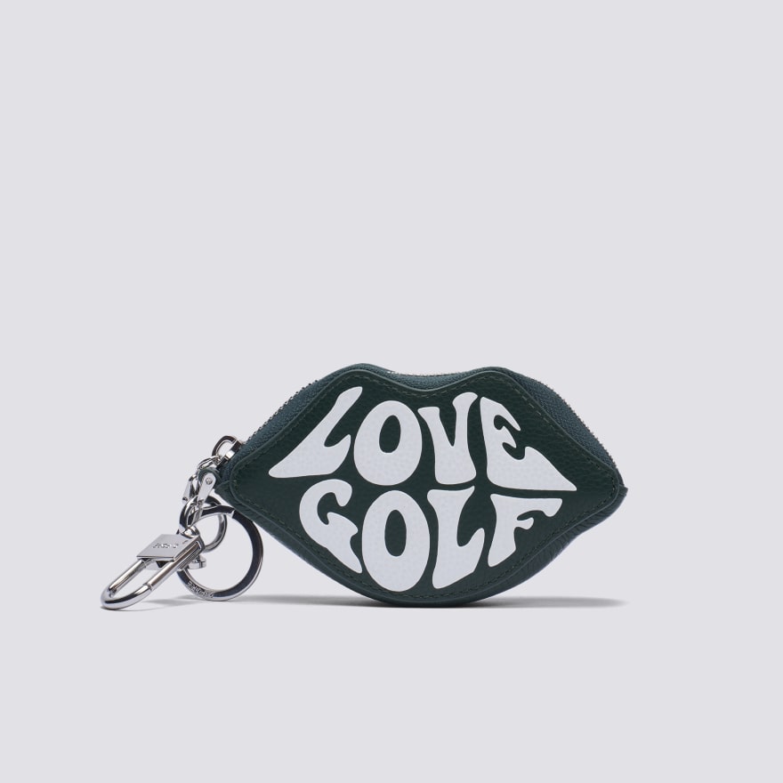 WOMEN'S LTD RELEASE LOVE G LEATHER COIN PURSE KEYCHAIN - US 0002