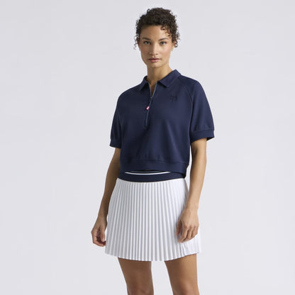 MICROPLEAT STRETCH WOVEN HIGHWAISTED SKORT - US 7173