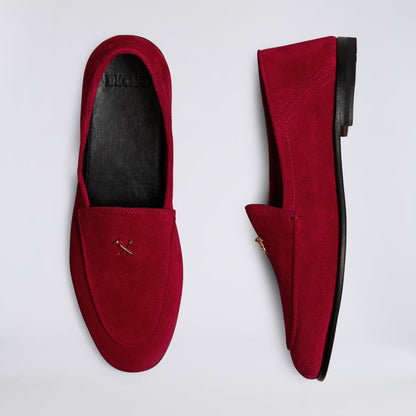 WOMEN'S METAL TEES SUEDE FLEX LOAFER - US 0225