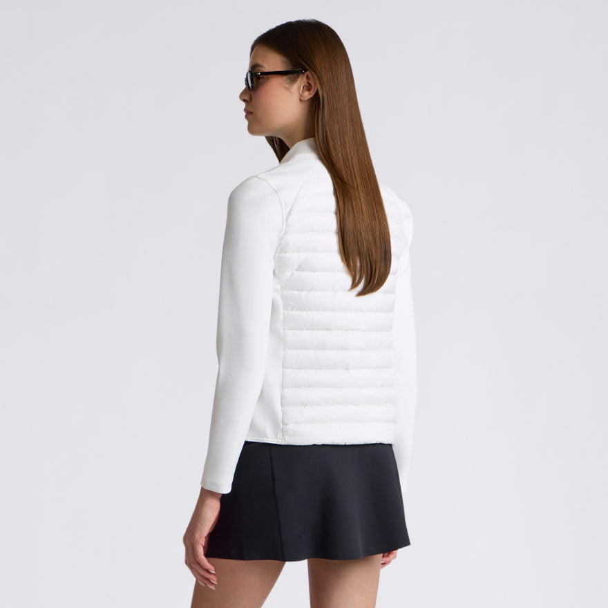 V-DOWN QUILTED HYBRID JACKET - US 4709