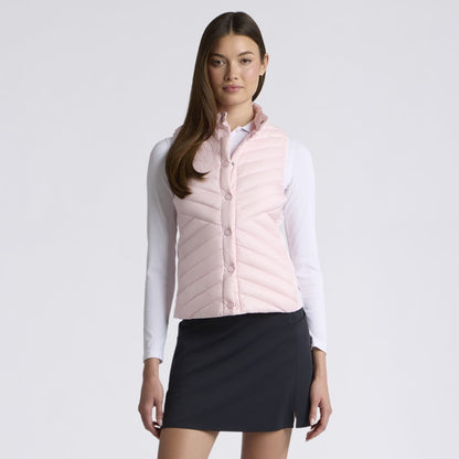 V-DOWN QUILTED STRETCH TECH INTERLOCK VEST - US 7149