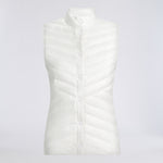 V-DOWN QUILTED STRETCH TECH INTERLOCK VEST - US 7842