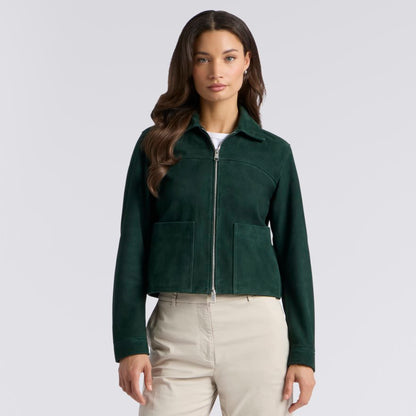 LTD RELEASE THE PERFECT SUEDE ZIP JACKET - US 2613