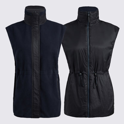 REVERSIBLE FLEECE & NYLON HYBRID VEST - US 2695