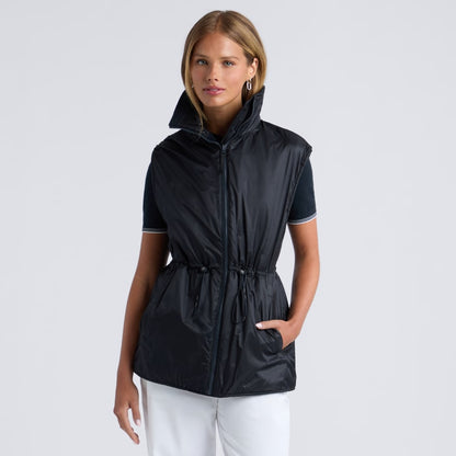 REVERSIBLE FLEECE & NYLON HYBRID VEST - US 2695