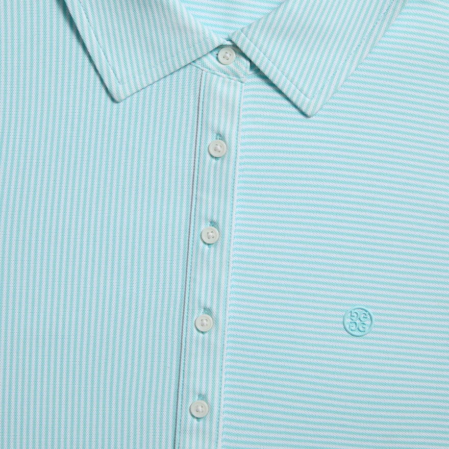 FEEDER STRIPE TECH PIQUÉ SLEEVELESS POLO - US 8132