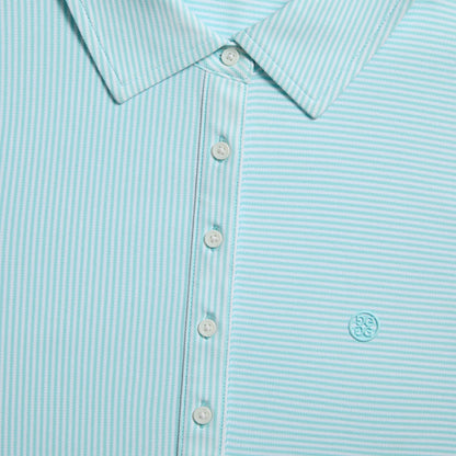 FEEDER STRIPE TECH PIQUÉ SLEEVELESS POLO - US 8132