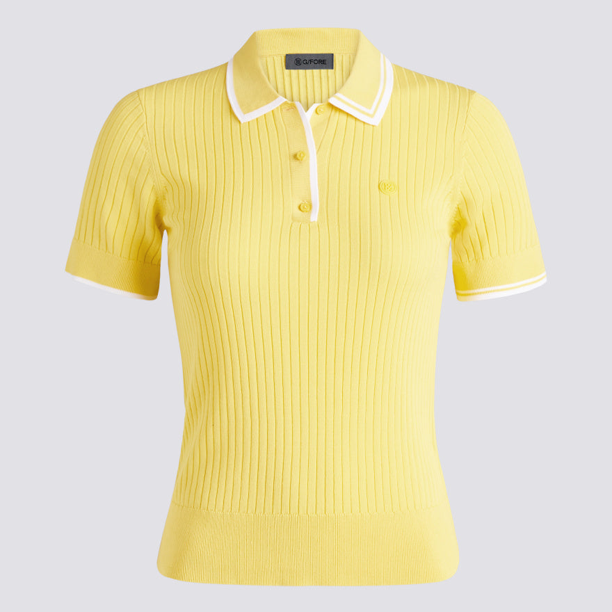 RIBBED KNIT SWEATER POLO - US 8240
