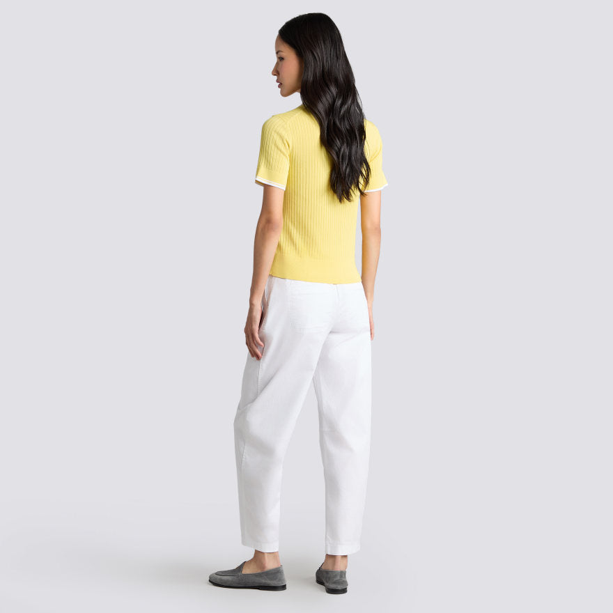 RIBBED KNIT SWEATER POLO - US 8240