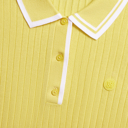 RIBBED KNIT SWEATER POLO - US 8240