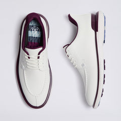 Snow / Dark Plum