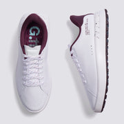 Snow / Dark Plum