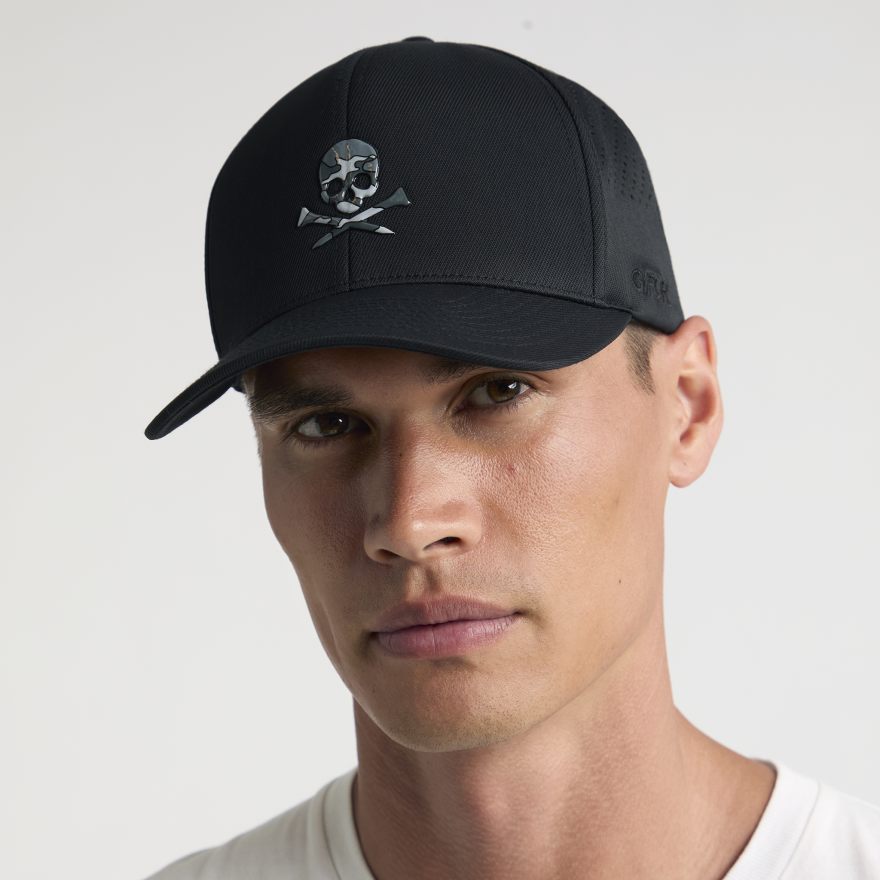 SKULL & TEES PERFORATED DELTA HAT - US 1420