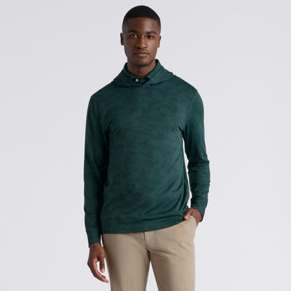 CAMO JACQUARD JERSEY HOODIE - US 0154