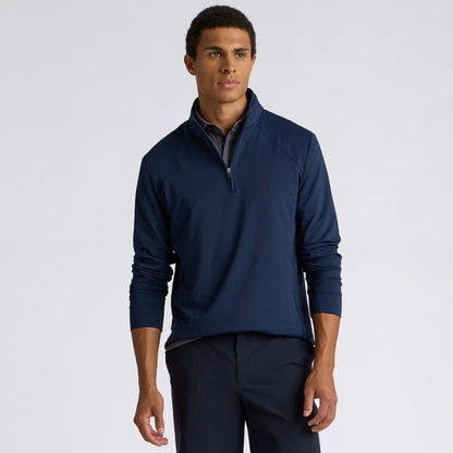 BRUSHED BACK TECH TERRY 1/4 ZIP PULLOVER - US 5328