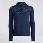 CAMO BRUSHED BACK TECH TERRY 1/4 ZIP HOODIE - US 4013