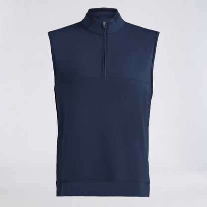 BRUSHED BACK TECH TERRY 1/4 ZIP VEST - US 7662