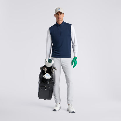 BRUSHED BACK TECH TERRY 1/4 ZIP VEST - US 7662