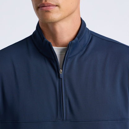 BRUSHED BACK TECH TERRY 1/4 ZIP VEST - US 7662