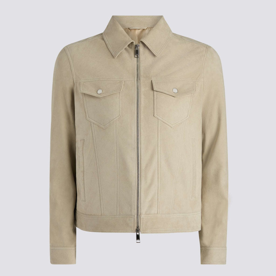 SUEDE TRUCKER JACKET - US 0780