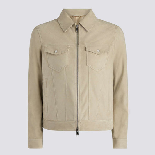 SUEDE TRUCKER JACKET - US 0780