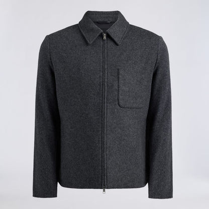 LTD RELEASE DOUBLE FACED MERINO WOOL CASHMERE SHIRT JACKET - US 5558