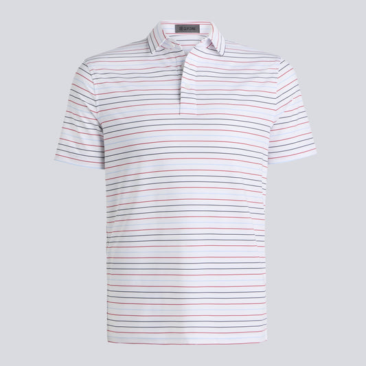 MULTI STRIPE TECH JERSEY POLO - US 8138
