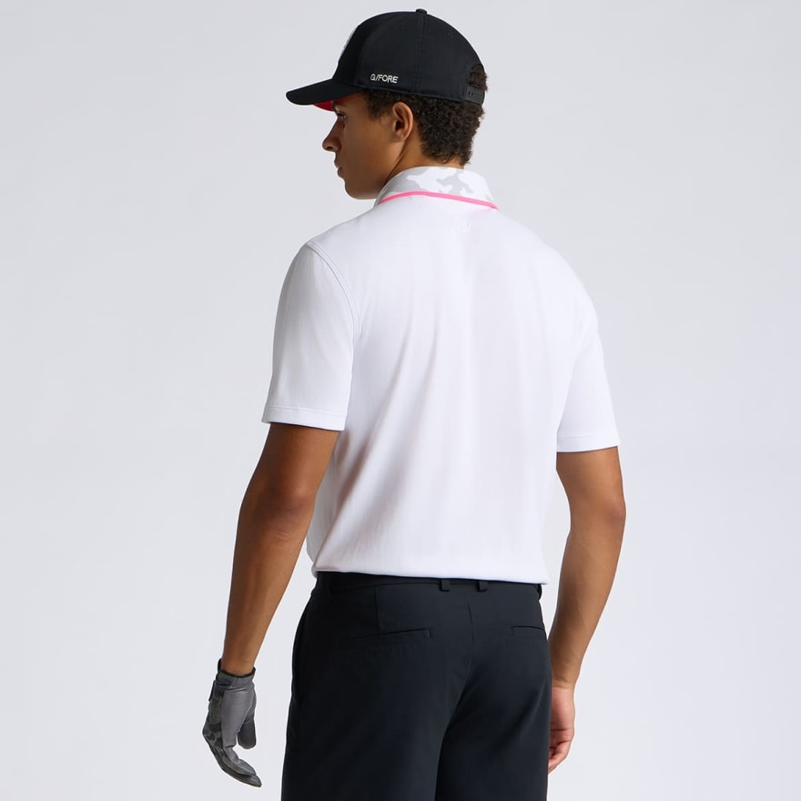 CAMO COLLAR PERFORMANCE PIQUÉ POLO - US 3012