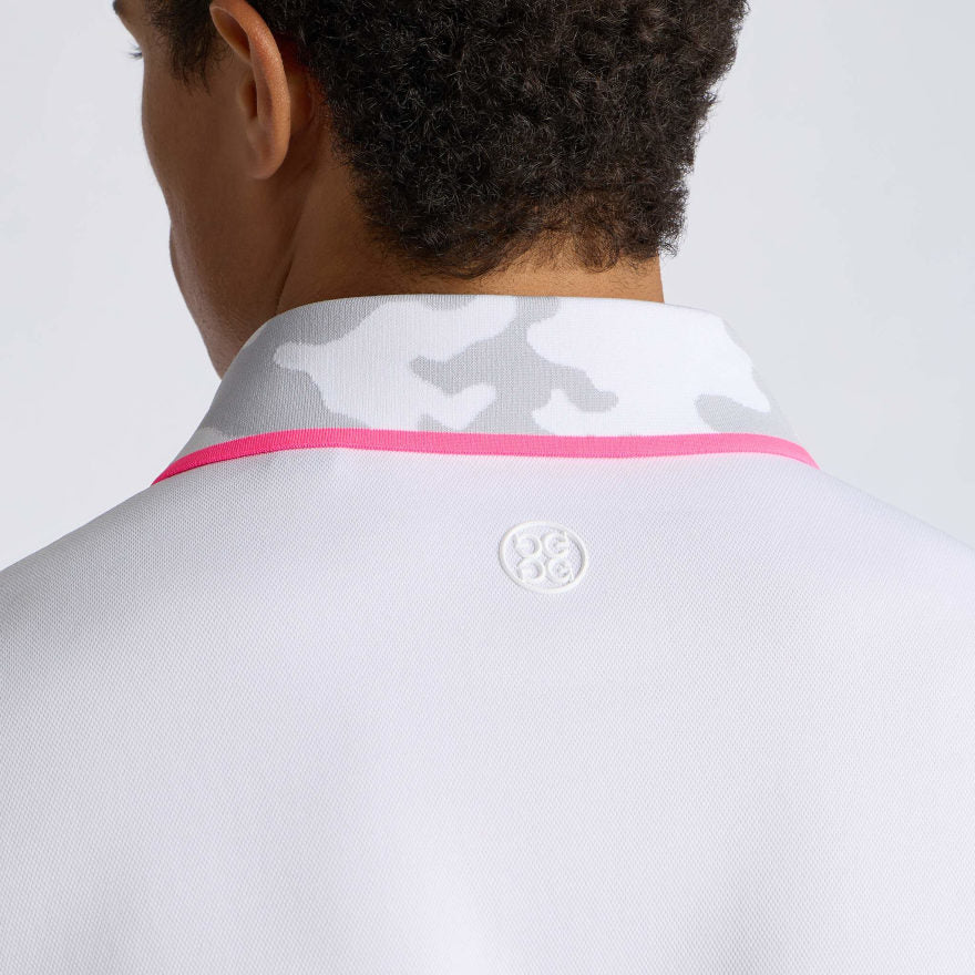 CAMO COLLAR PERFORMANCE PIQUÉ POLO - US 3012