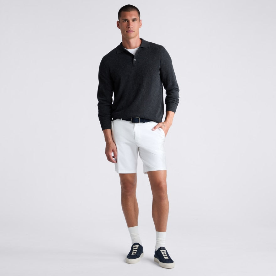 LTD RELEASE MONTAUK CASHMERE LONG SLEEVE POLO - US 1066