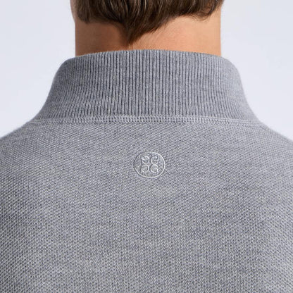 THE CLUB MERINO WOOL 1/4 ZIP SWEATER - US 8660