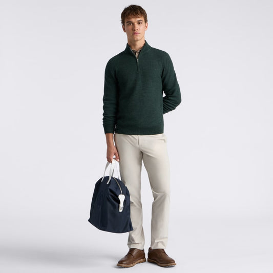 THE CLUB MERINO WOOL 1/4 ZIP SWEATER - US 3695