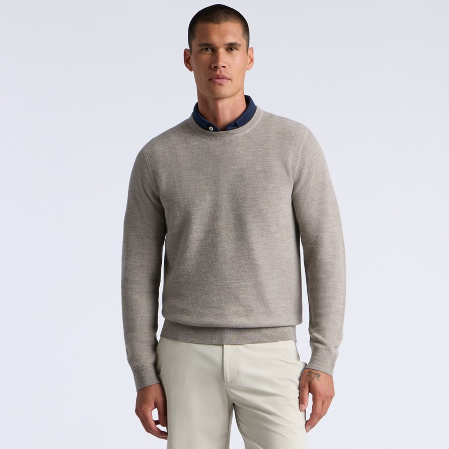 THE CLUB MERINO WOOL CREWNECK SWEATER - US 5682