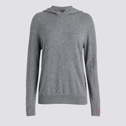 CASHMERE HOODED SWEATER - US 4915