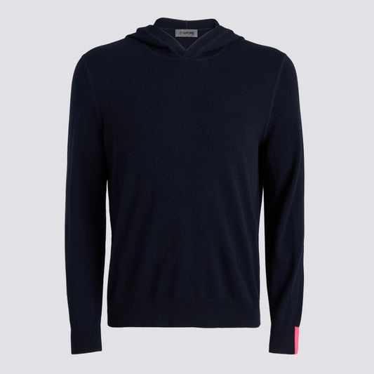 CASHMERE HOODED SWEATER - US 5704