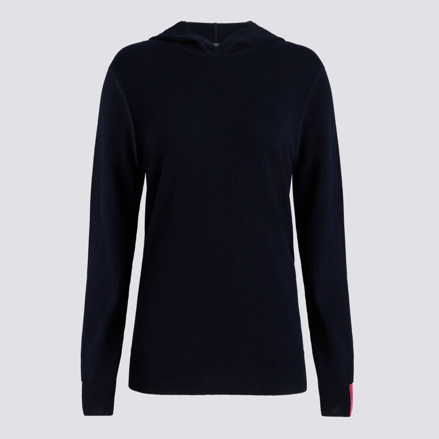 CASHMERE HOODED SWEATER - US 5704